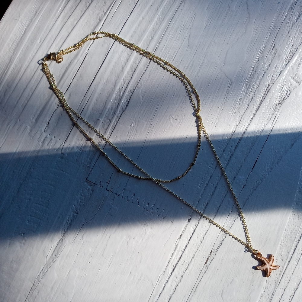 Gold Plated Layered Necklace